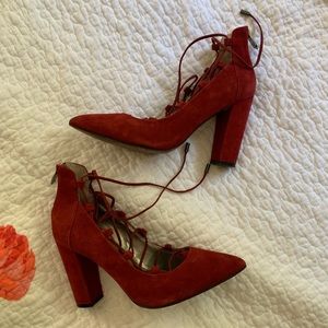 Saks 5th Ave Lace-Up Heels